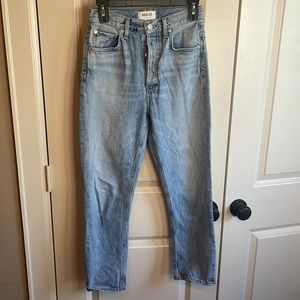 Agolde high rise  jeans size 24